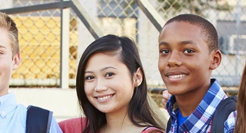 teens with an adult