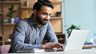 man at laptop