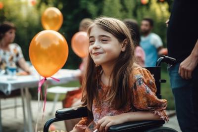 Child in wheelchair 