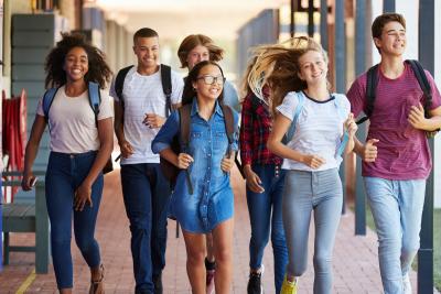 Youth walking