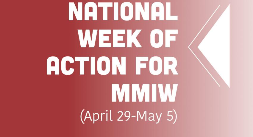 2022 National Week of Action for MMIW