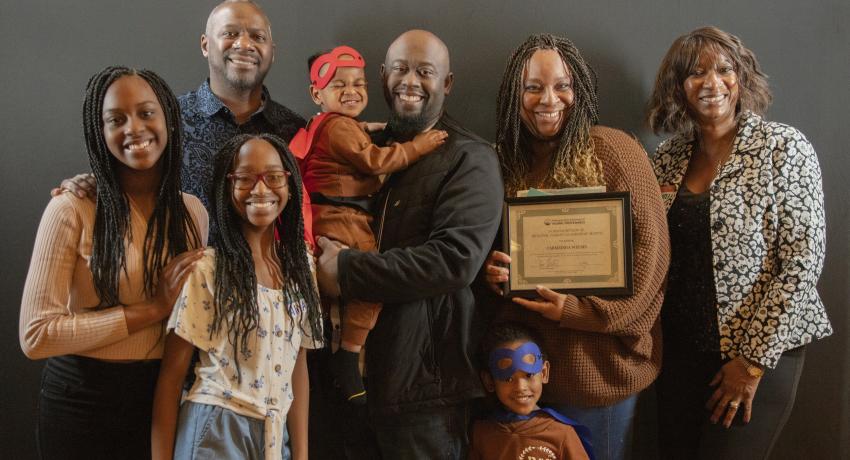 Carmeisha Weems and family.