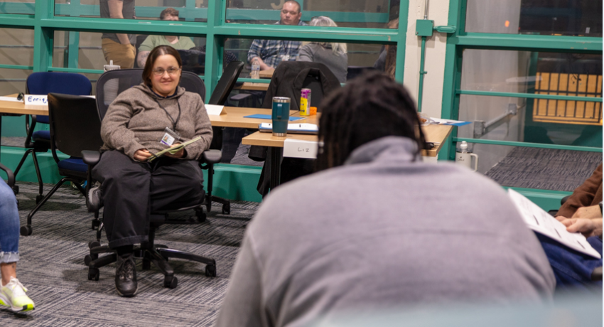 Staff siting in a facility 